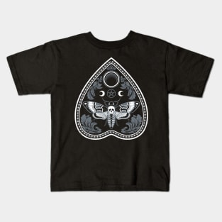 Deaths Head Moth - Goth Grunge Witchcore - Planchette Kids T-Shirt